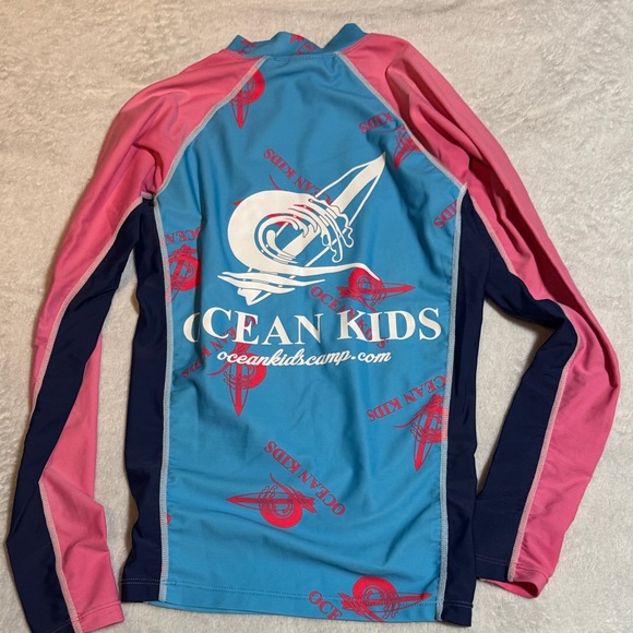 Blue and Pink Rashguard - Picture 3 of 3